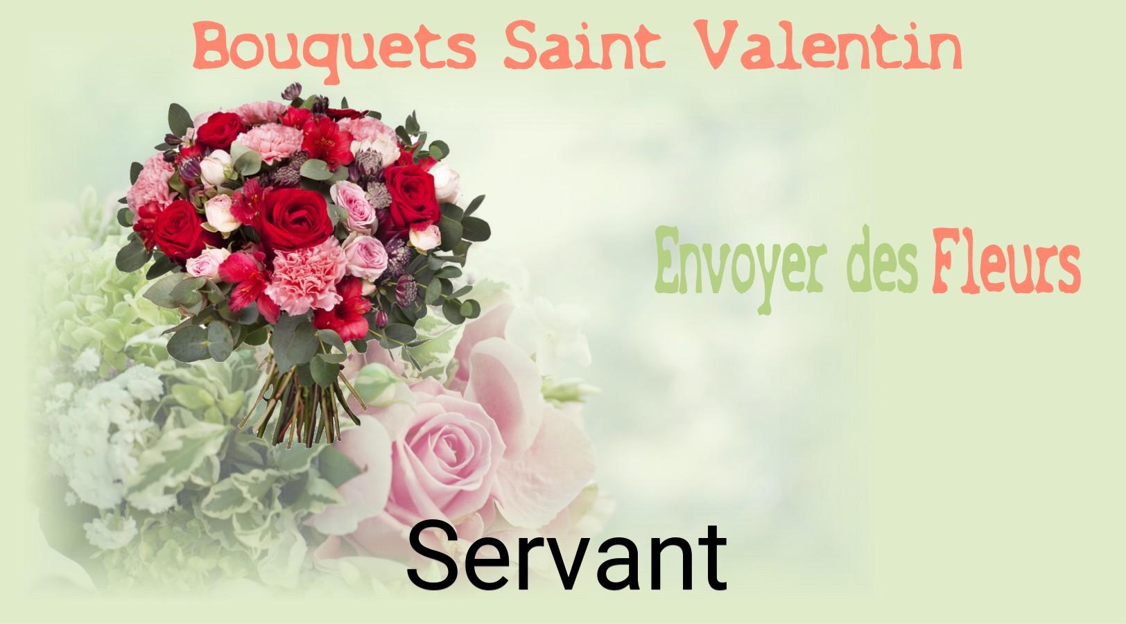 Roses de Saint-Valentin livrées à Servant